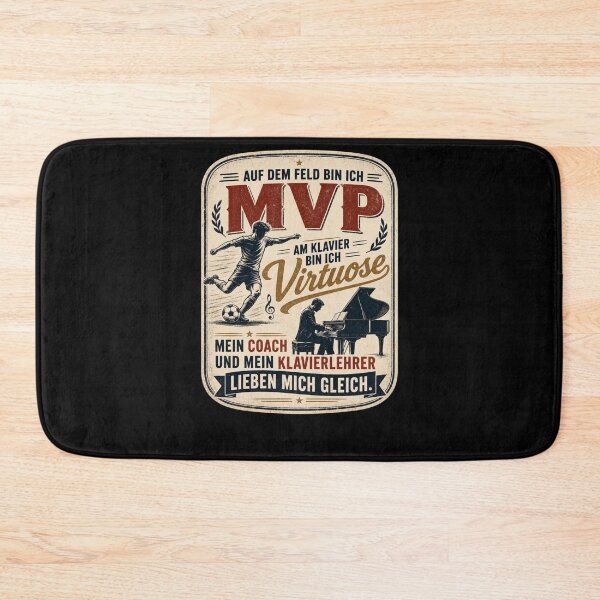 Item preview, On the field I'm MVP, at the piano I'm a virtuoso – my coach and my piano teacher love me equally. designed and sold by FreshPixelArt.