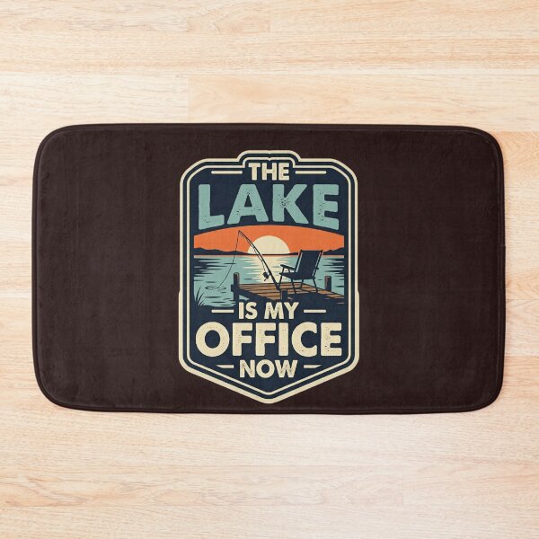 Item preview, The Lake Is My Office Now - Funny Fishing Retirement Shirt Lake Life Gift designed and sold by 519xdesign.