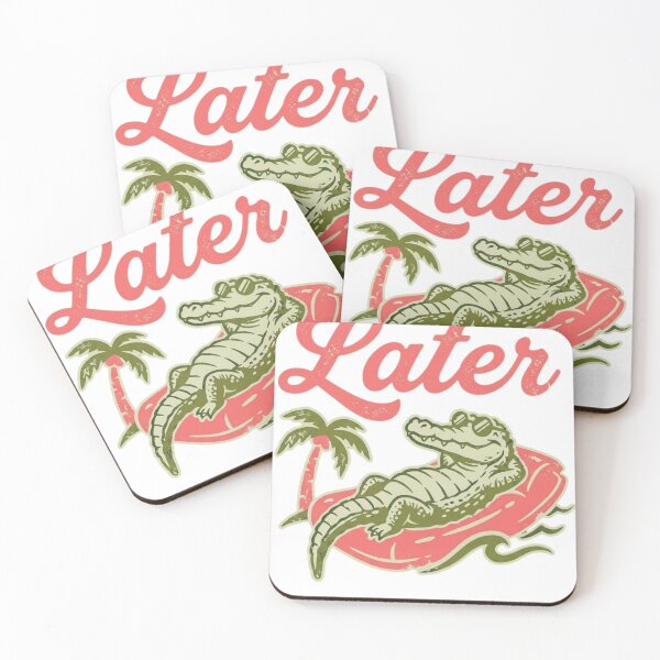 Item preview, Retro Later Alligator Summer Relaxing Pool Float designed and sold by haitrieuic96.