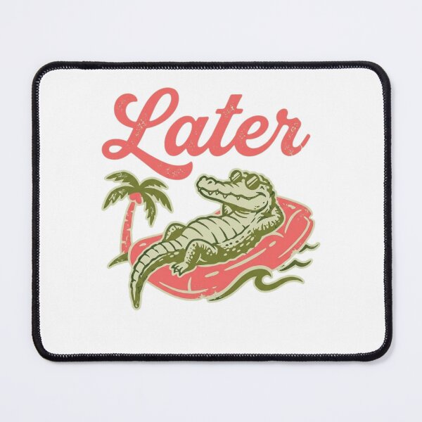 Item preview, Retro Later Alligator Summer Relaxing Pool Float designed and sold by haitrieuic96.