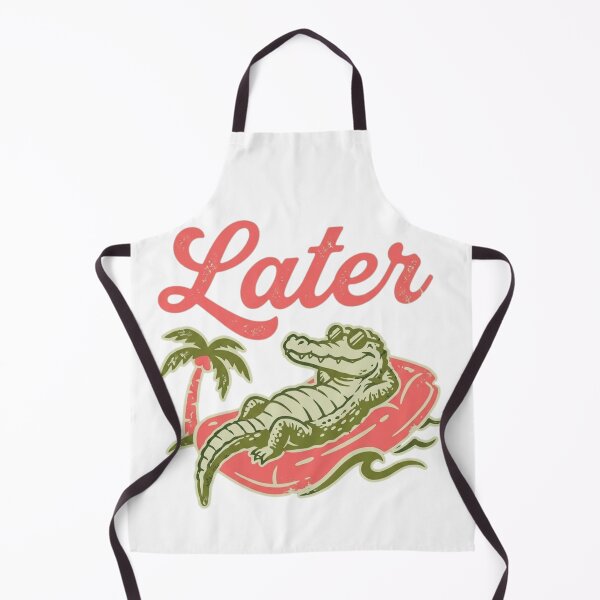 Item preview, Retro Later Alligator Summer Relaxing Pool Float designed and sold by haitrieuic96.