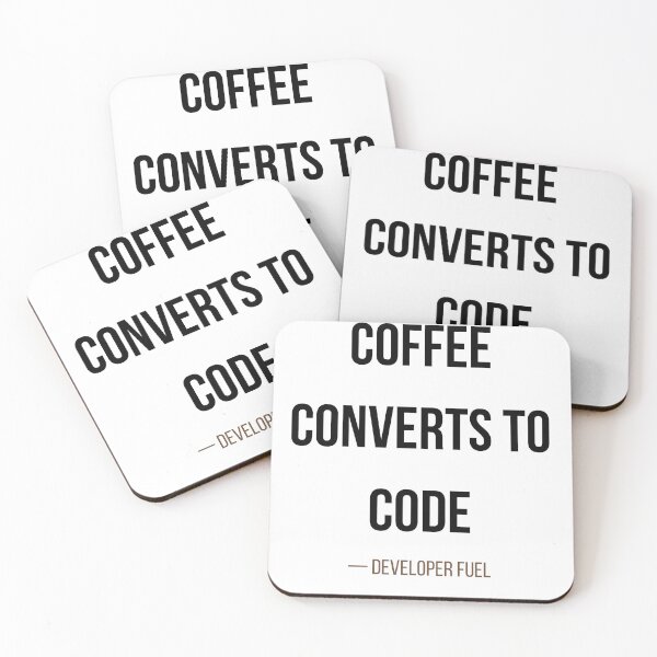Item preview, Coffee Converts To Code Funny Programmer Developer Shirt designed and sold by CodeAndLaugh.