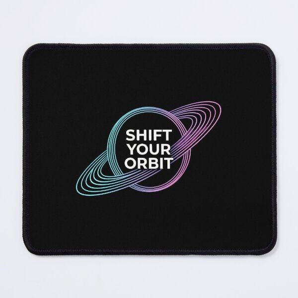 Item preview, Shift Your Orbit: Neon Saturn Planet Space Art designed and sold by artlife4.
