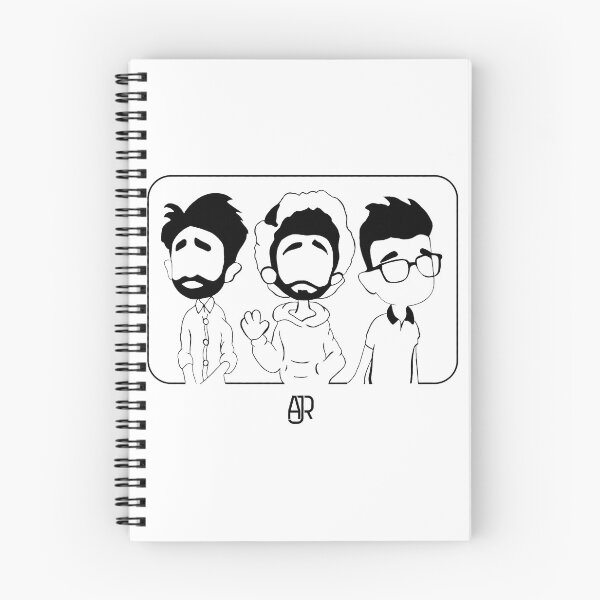 Item preview, AJR Band Chibi Cartoon Character Silhouette Minimalist Line Art Design designed and sold by CiranoSkasnot.