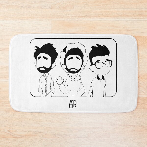 Item preview, AJR Band Chibi Cartoon Character Silhouette Minimalist Line Art Design designed and sold by CiranoSkasnot.