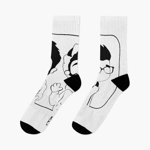 Item preview, AJR Band Chibi Cartoon Character Silhouette Minimalist Line Art Design designed and sold by CiranoSkasnot.