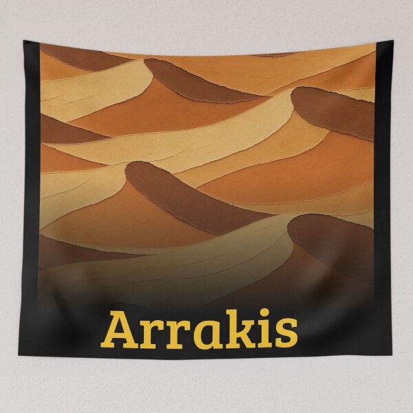 Item preview, Arrakis Desert Dunes | Sci-Fi Sand Aesthetic Art designed and sold by VariusDesigns.