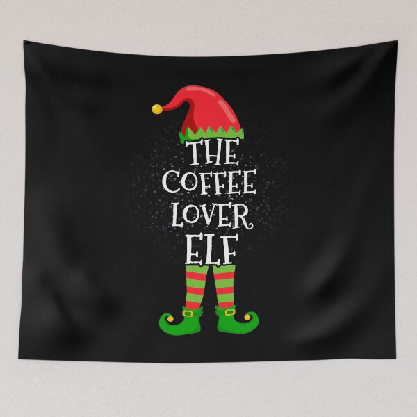 Item preview, Coffee Lover Elf Family Matching Christmas Group designed and sold by CosmoKitsch.