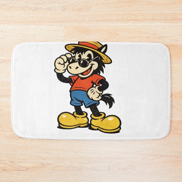 Item preview, Sticker - Decal - Playful Donkey – Retro Cool designed and sold by ForeverPrintsOK.