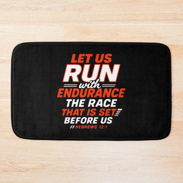Item preview, Hebrews 12:1 Run With Endurance The Race That Is Set Before Us designed and sold by plushism.