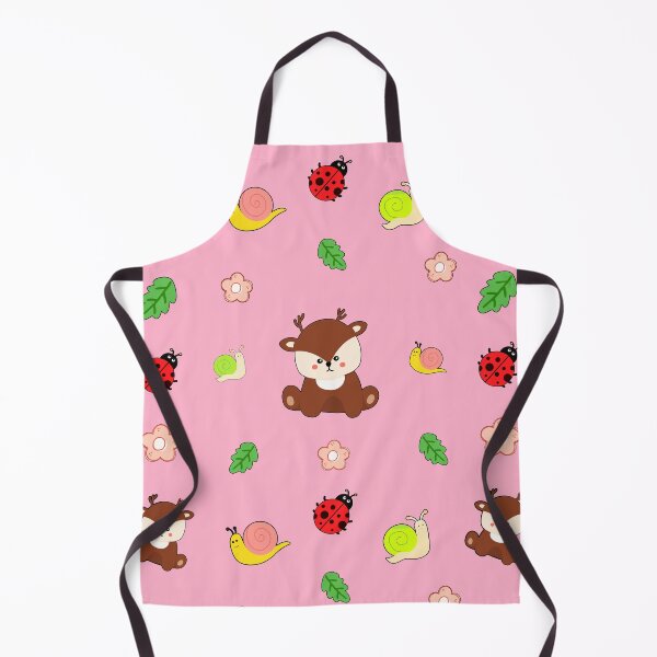 Item preview, Cute Kawaii Deer Pastel Woodland Seamless Pattern Design designed and sold by NadDot.