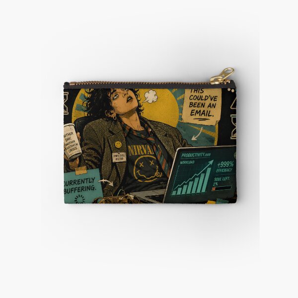 Item preview, OPTIMIZED – Burnout Aesthetic Retro Office Meme designed and sold by Day Dreamer.