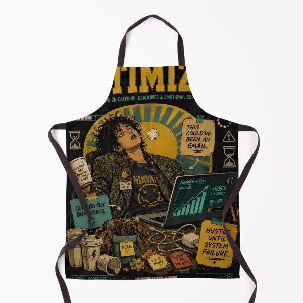 Item preview, OPTIMIZED – Burnout Aesthetic Retro Office Meme designed and sold by Day Dreamer.