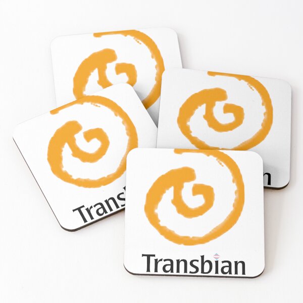 Item preview, Transbian Linux Logo Lesbian Transgender designed and sold by Eleanor Astrid.