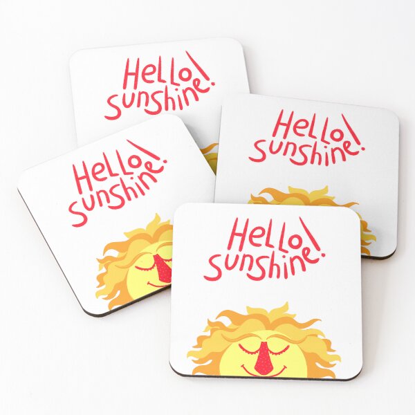 Item preview, Hello sunshine, whimsical sun typography designed and sold by natinart.