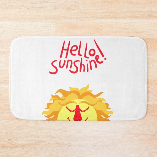 Item preview, Hello sunshine, whimsical sun typography designed and sold by natinart.