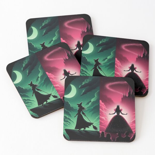 Item preview, Elphaba & Glinda Wicked the Musical Defying Gravity designed and sold by NerdiPop.
