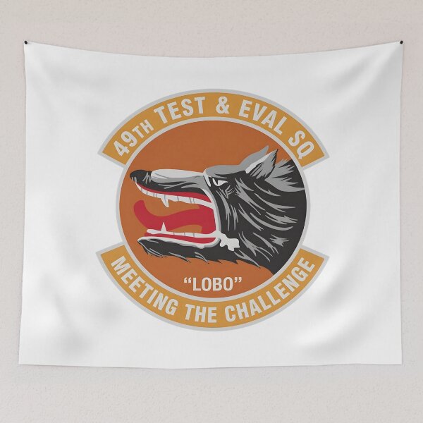 Item preview, 49th Test and Evaluation Squadron "Lobo" Military Patch designed and sold by CharlieDesings.