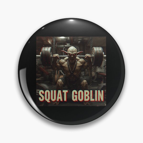 Item preview, Squat Goblin – Funny Gym Creature Workout Design designed and sold by Sparkofart07.
