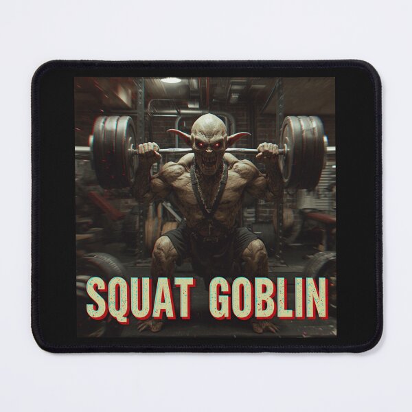Item preview, Squat Goblin – Funny Gym Creature Workout Design designed and sold by Sparkofart07.