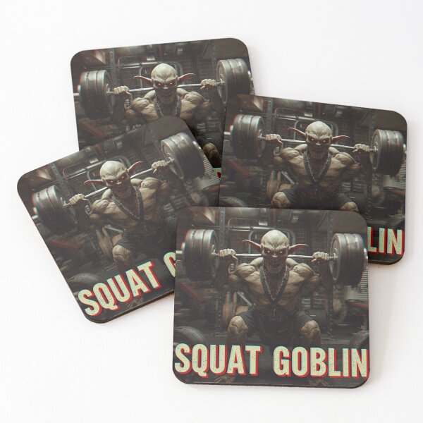 Item preview, Squat Goblin – Funny Gym Creature Workout Design designed and sold by Sparkofart07.