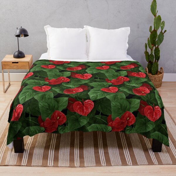 Item preview, Vibrant Tropical Floral Texture  - Birthday Flower Print  - Gifts For Wife designed and sold by RoyalStarsPatts.