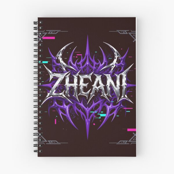 Item preview, Zheani Chrome Tribal Glitch Aesthetic Metal Logo designed and sold by Astro Technical.