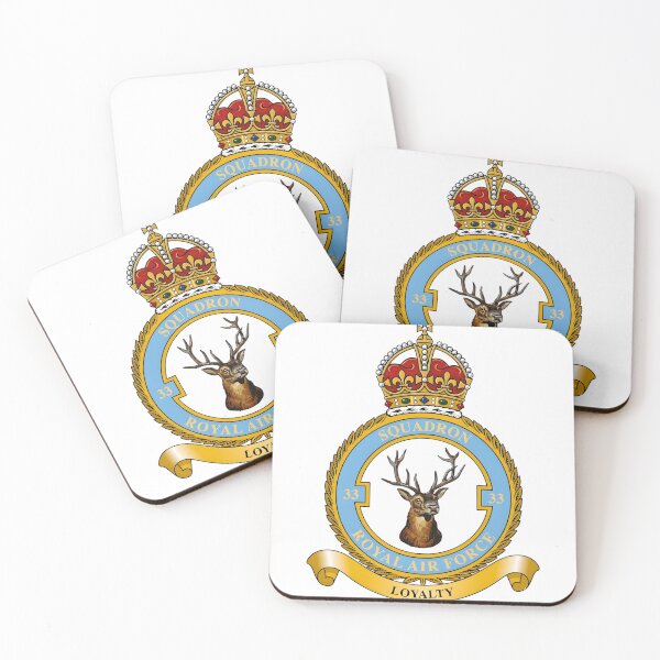Item preview, No. 33 Squadron Royal Air Force Crest designed and sold by CharlieDesings.