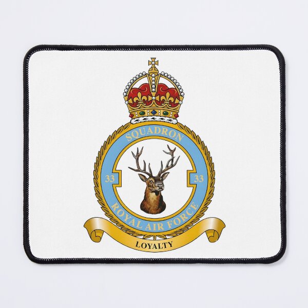 Item preview, No. 33 Squadron Royal Air Force Crest designed and sold by CharlieDesings.