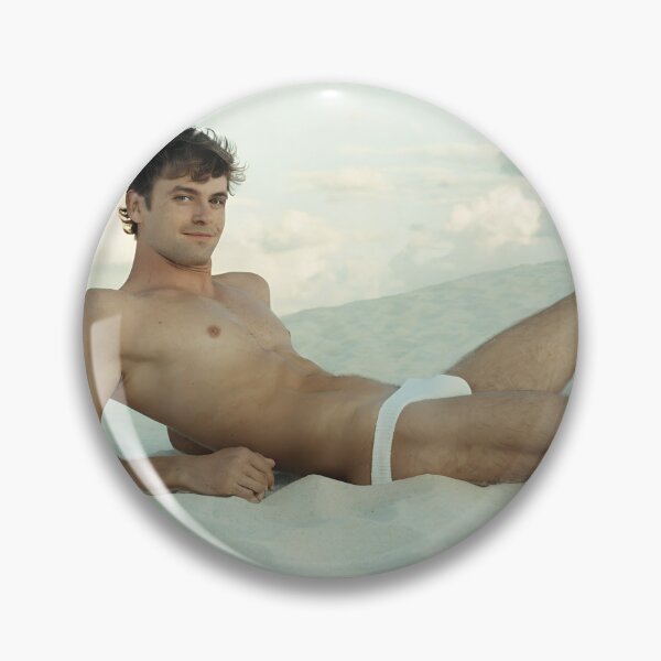 Item preview, Retro Summer Vibes: Vintage 1950s Male Pin-Up Beach Art designed and sold by gayishdesign.