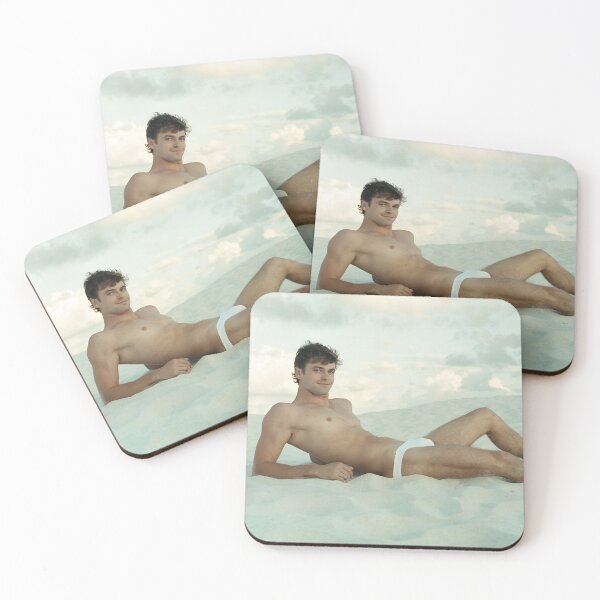 Item preview, Retro Summer Vibes: Vintage 1950s Male Pin-Up Beach Art designed and sold by gayishdesign.