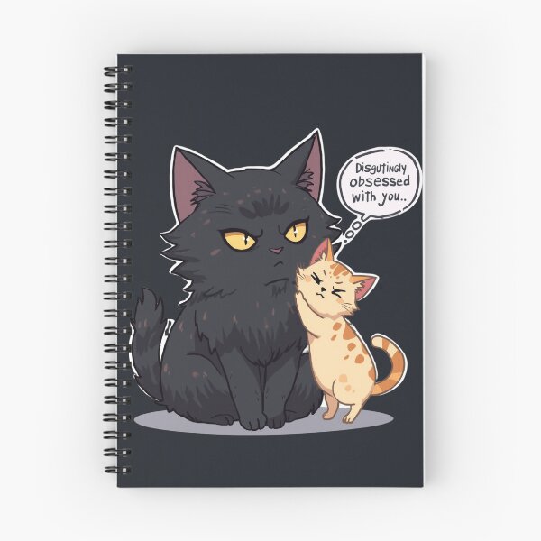 Item preview, Disgustingly Obsessed With You Funny Cats Illustration designed and sold by alvinavery.