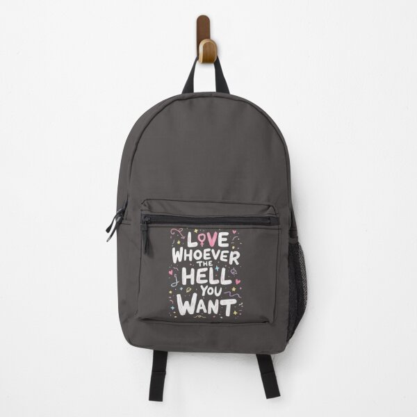 Item preview, Love Whoever The Hell You Want | LGBTQ+ Pride Quote | Funny Inclusive Love Design | Pride Gift designed and sold by Sandy's Cheeky Studio.