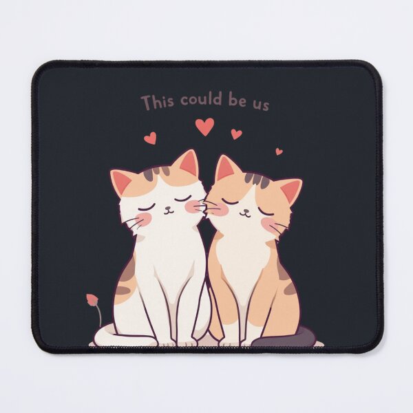 Item preview, This Could Be Us Overthinking Together Cats Illustration designed and sold by alvinavery.