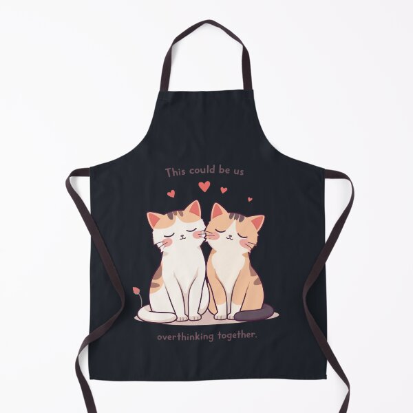Item preview, This Could Be Us Overthinking Together Cats Illustration designed and sold by alvinavery.