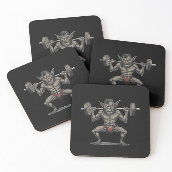 Item preview, Squat Goblin – Funny Gym Creature designed and sold by Sparkofart07.