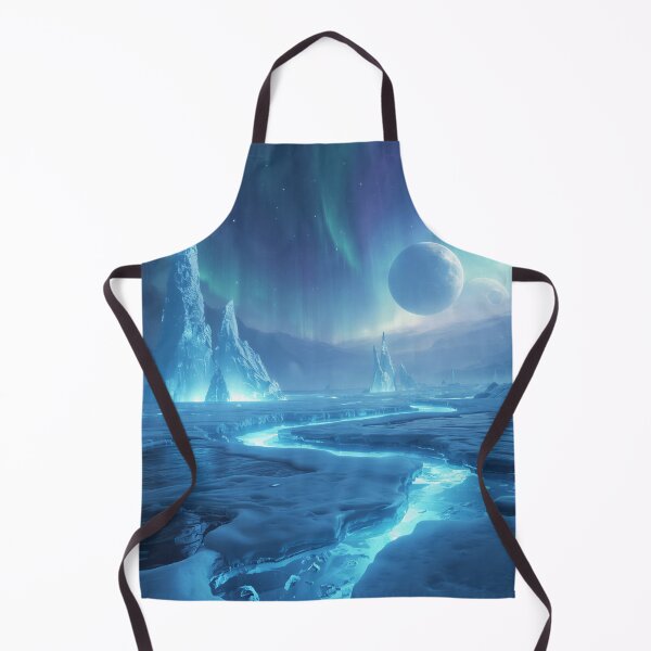 Item preview, Frozen Aurora Alien Fantasy Landscape designed and sold by Luminous Wilds.