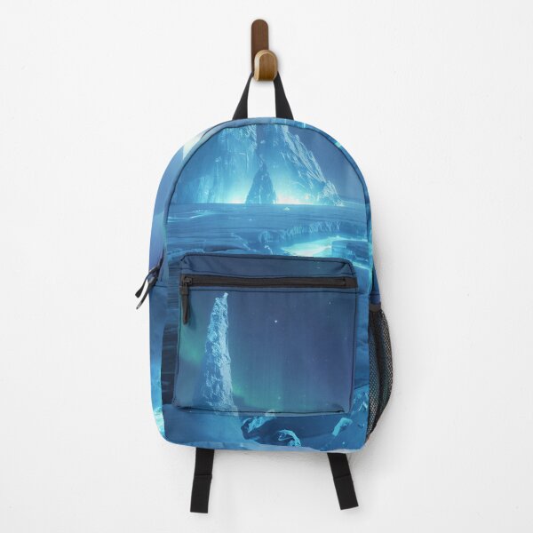 Item preview, Frozen Aurora Alien Fantasy Landscape designed and sold by Luminous Wilds.