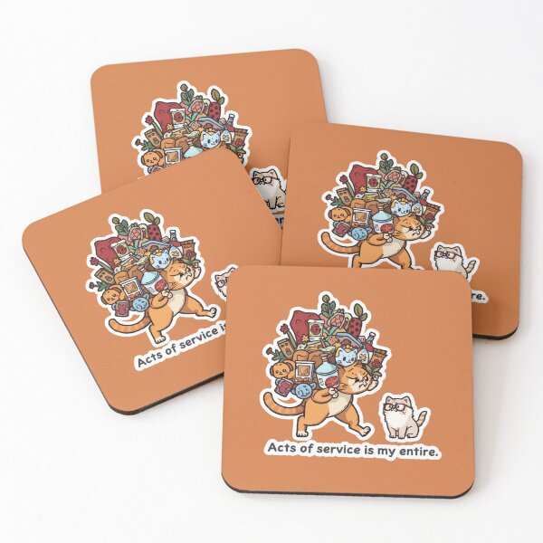Item preview, Acts Of Service Is My Entire Funny Cats Illustration designed and sold by alvinavery.