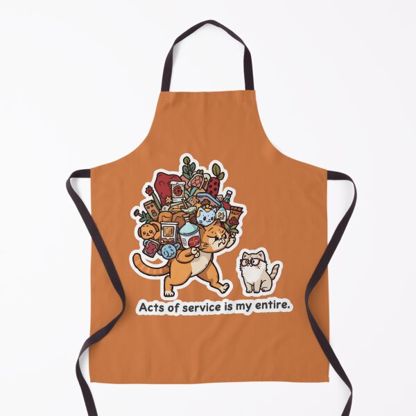 Item preview, Acts Of Service Is My Entire Funny Cats Illustration designed and sold by alvinavery.