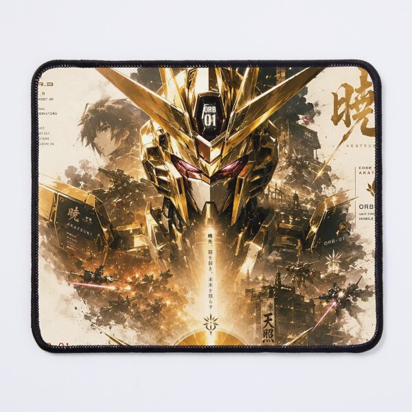 Item preview, Akatsuki Gundam The Light of Dawn | ORB-01 Golden Mobile Suit Anime Mecha Poster | Gundam SEED Destiny Art designed and sold by Dyan4.