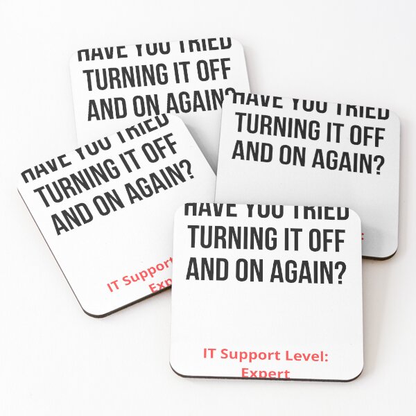 Item preview, Have You Sorted Turning It Off And On Again? Funny IT Support Shirt designed and sold by CodeAndLaugh.