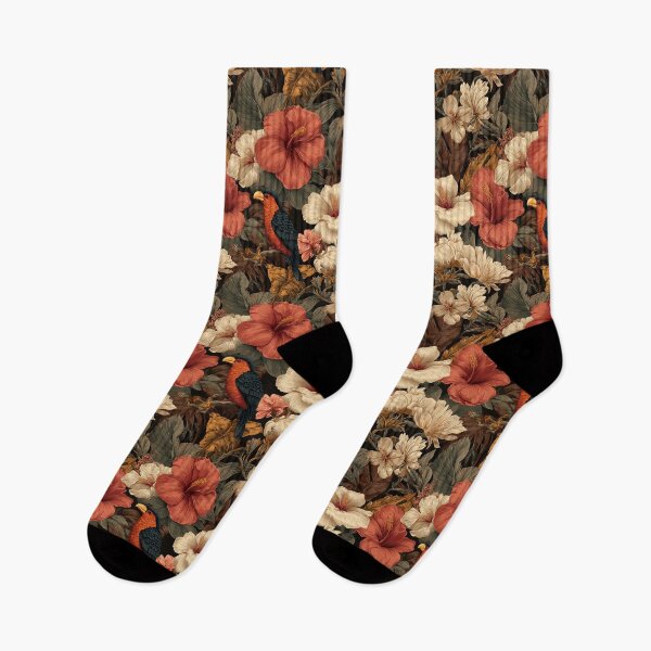 Item preview, Beautiful Tropical Flower Print  - Birth Flower Motif  - Retirement Gifts designed and sold by RoyalStarsPatts.