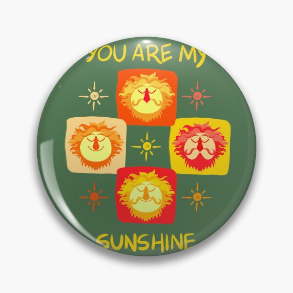 Item preview, You Are My Sunshine, retro whimsical sun art designed and sold by natinart.