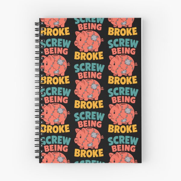Item preview, Screw Being Broke Funny Piggy Bank Money Quote designed and sold by TeeTimeTreasure.