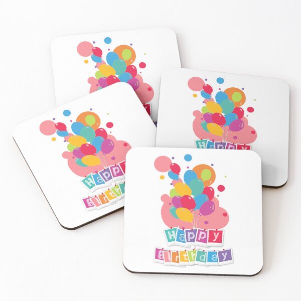 Item preview, Happy Birthday Joyful Celebration Party Art Print designed and sold by ArtsyExplorer.