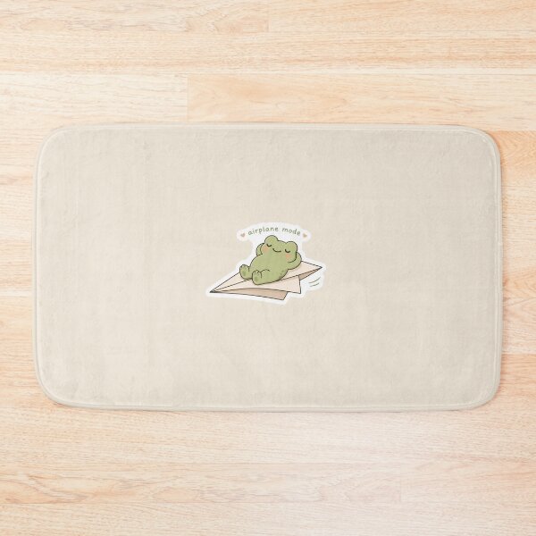 Item preview, Airplane Mode Frog Sticker | Cute Cozy Pastel Aesthetic designed and sold by Digital_products_0111.