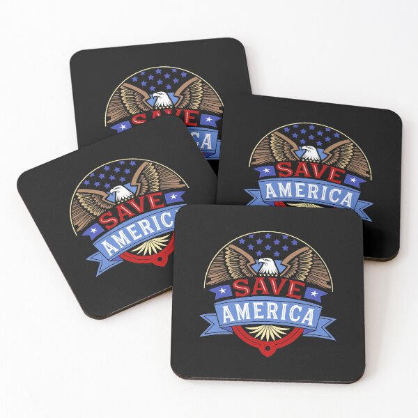 Item preview, Patriotic Save America Bald Eagle USA Design designed and sold by AntiqueImages.