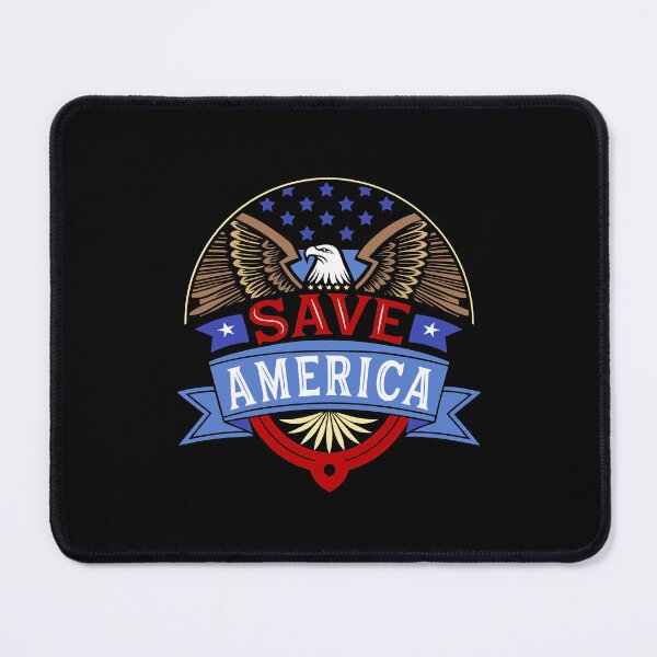 Item preview, Patriotic Save America Bald Eagle USA Design designed and sold by AntiqueImages.