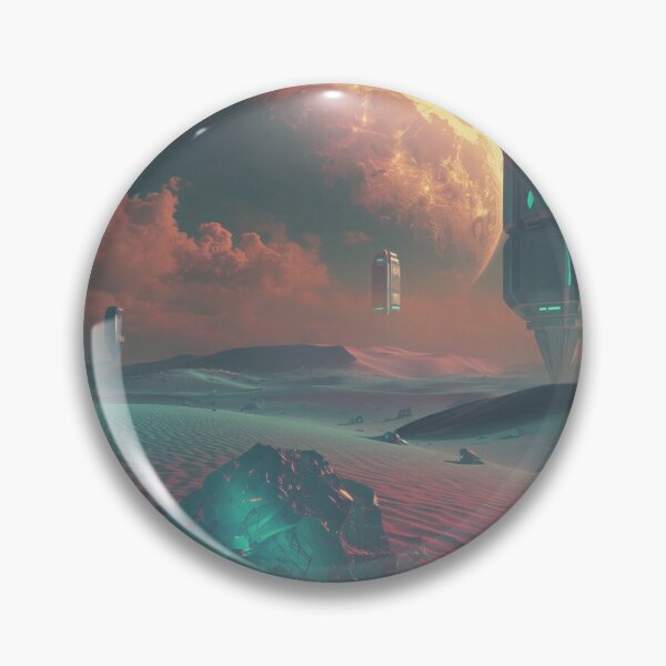 Item preview, Luminescent Alien Desert Fantasy Landscape designed and sold by Luminous Wilds.